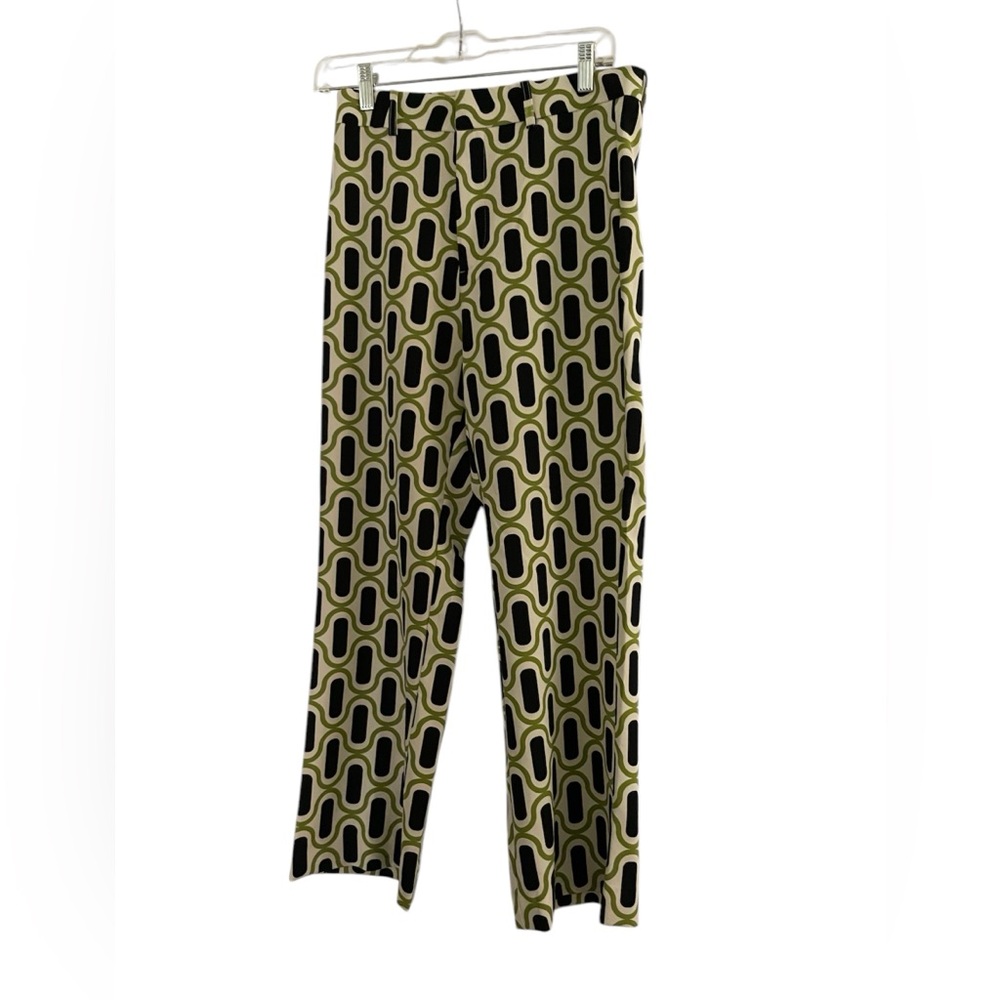 ZARA pants in beige, green and brown. Size medium. Great condition.